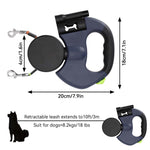 Two-headed dog leash