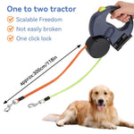Two-headed dog leash