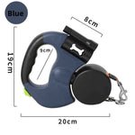 Two-headed dog leash