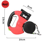 Two-headed dog leash
